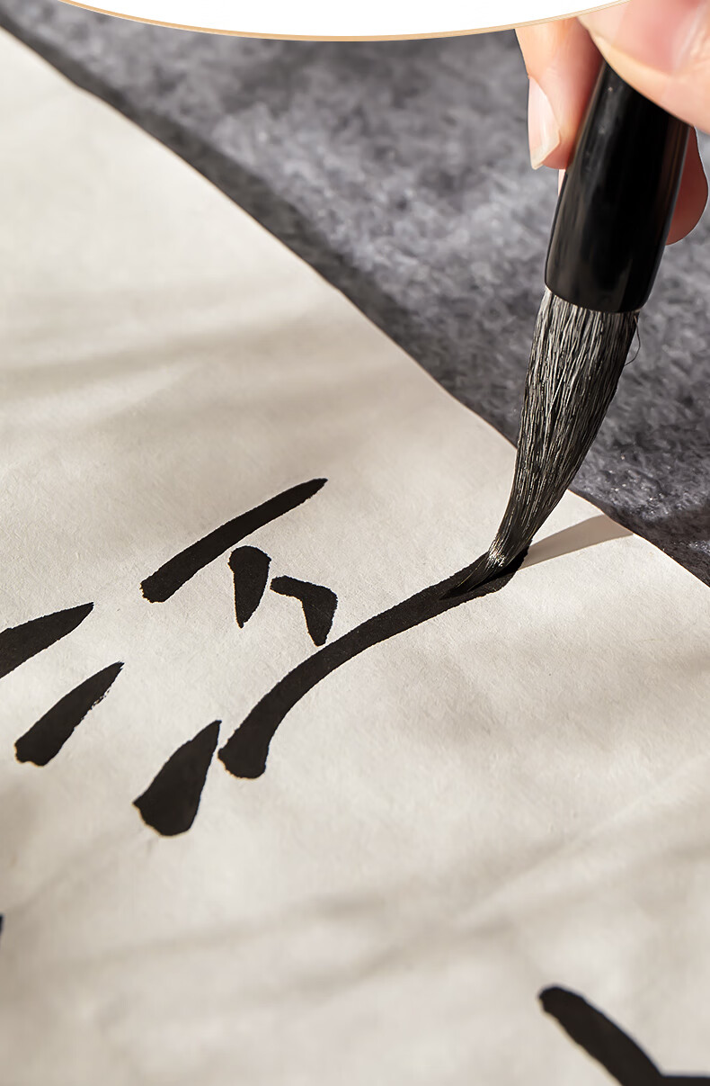 Liupinshuyuan Calligraphy Brush Set for Cursive Script, Mixed Hair Bristles, Professional Grade for Beginners And Adults, High-Quality Sheep And Wolf Hair Brushes, Entry-Level Running Script, Medium And Small European Style, Kaishu, Shanglin Fu 3
