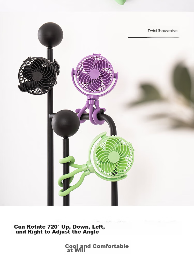 WeWarm Mini Handheld Fan Portable Rechargeable High-Speed DC Energy-Saving Outdoor Small Fan Long Battery Life FN1041W 4