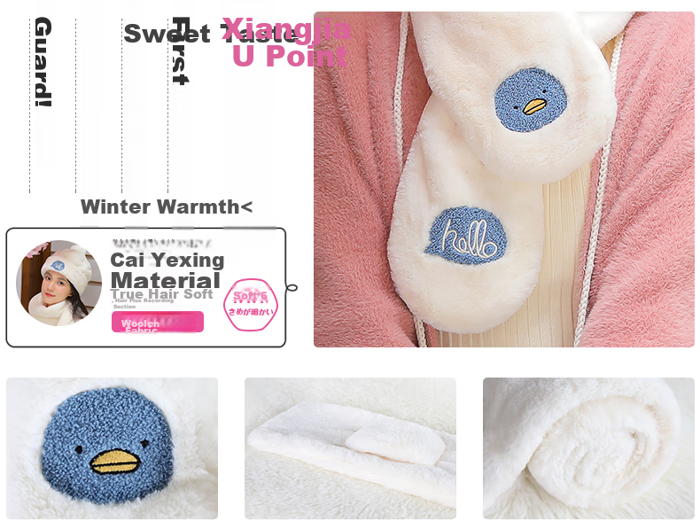 677888 [Gift Box] Three-Piece Set: Hat, Scarf, Women's Gloves And Neck Warmer for Autumn And Winter 2026 New Style Birthday Gift for Girls 5