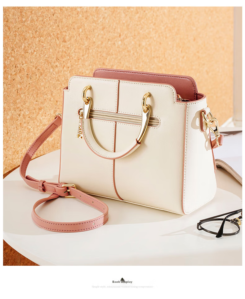 FOXER Leather Women's Handbag, Large Capacity Tote Bag, Shoulder Bag, Crossbody Bag, Light Luxury Valentine's Day Gift 16