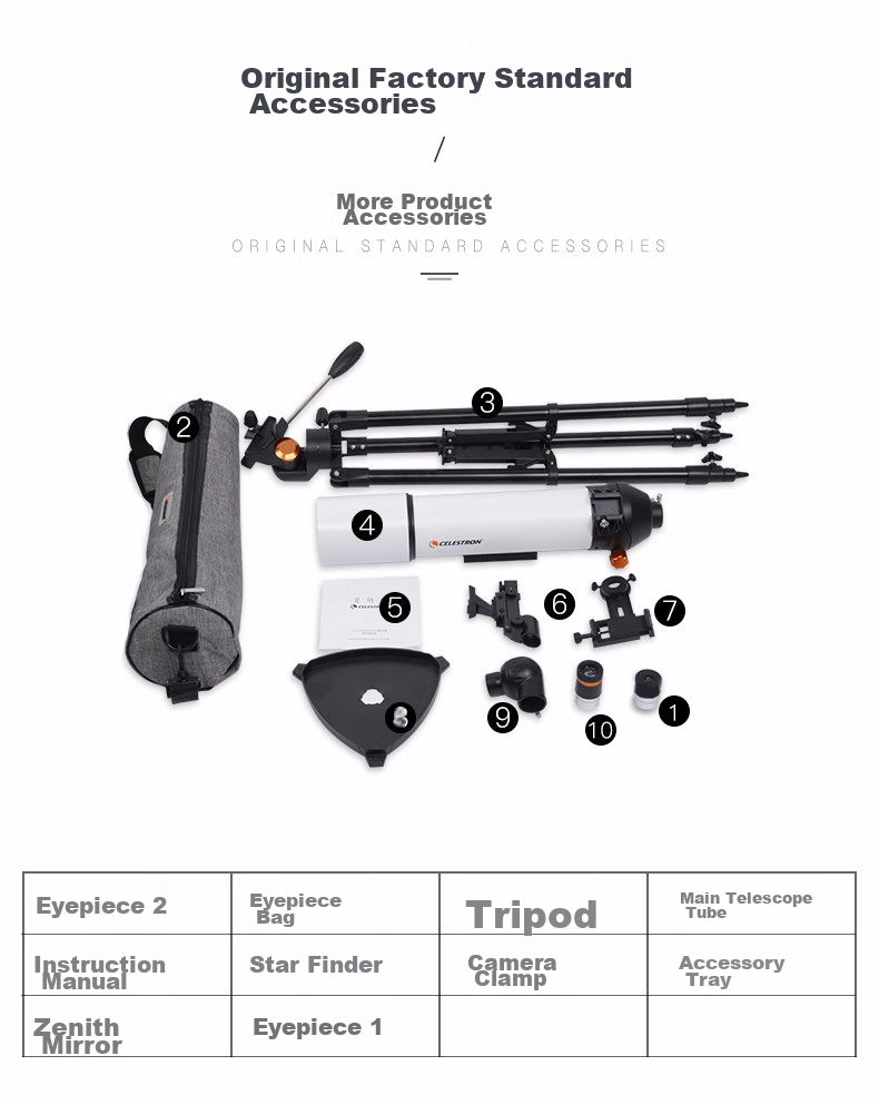 Xingtelang Tiancheng 805 High-Definition, High-Magnification, Large-Aperture Astronomical Telescope, Professional-Grade Stargazing Telescope, Student Science Education Gift 15