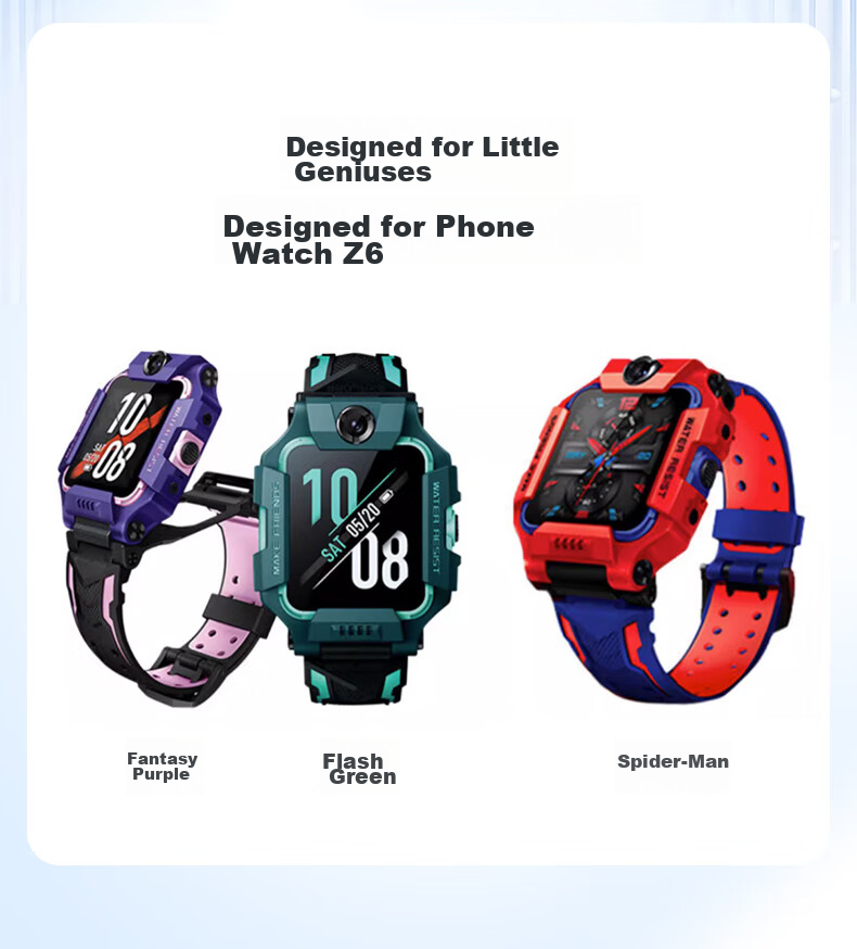 BIAZE [3 Pieces Premium] Screen Protector for Xiaotiancai Children's Smartwatch, Tempered Glass Film for Xiaotiancai Z6A/Z6S, High-Definition Anti-Scratch Wear-Resistant Fingerprint-Resistant BM3 2