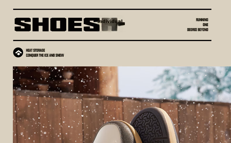 361° Men's Sports Shoes, Autumn And Winter High-Top Fleece-Lined Warm Cotton Shoes, Casual Sneakers for Men, 672146606A-8 26