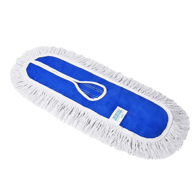 MEIJIARIJI Flat Mop Head, Dust Push Replacement Cloth Head 60cm One Piece, Cotton Yarn Canvas Wet And Dry Dual-Use Absorbent Replacement Cloth