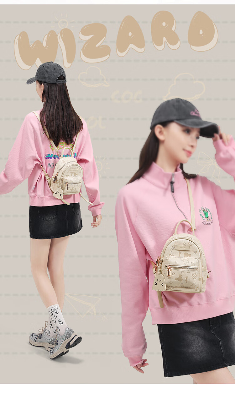 AILUXI Early Autumn Travel Mini Backpack, Niche Bag for Women, Students, Commuters, Small Lightweight Birthday Gift 3