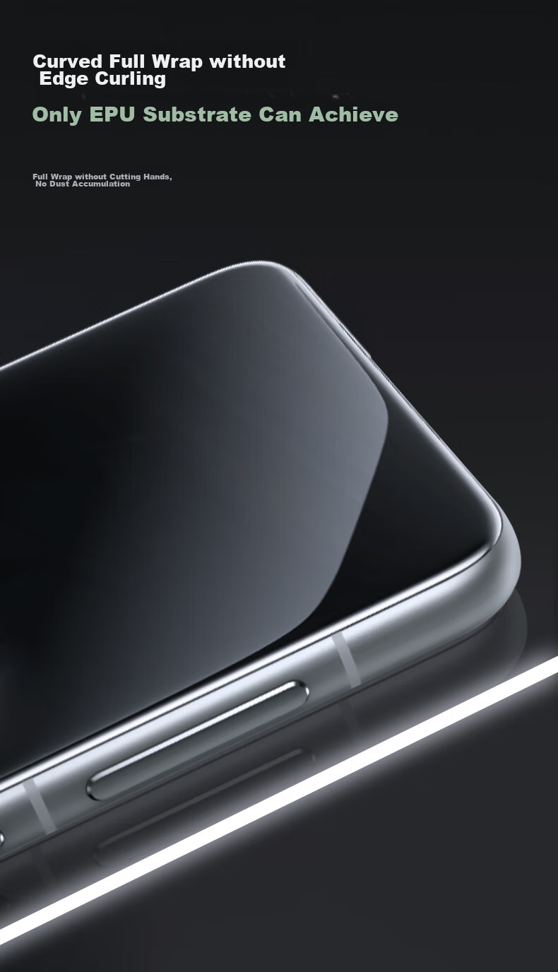 DIVI [2-Pack] Tempered Glass Screen Protector for Huawei P30 Pro, P30 Pro+ Hydrogel Film, Curved Full Coverage Ultra-Thin Anti-Scratch Wear-Resistant Protective Film 13