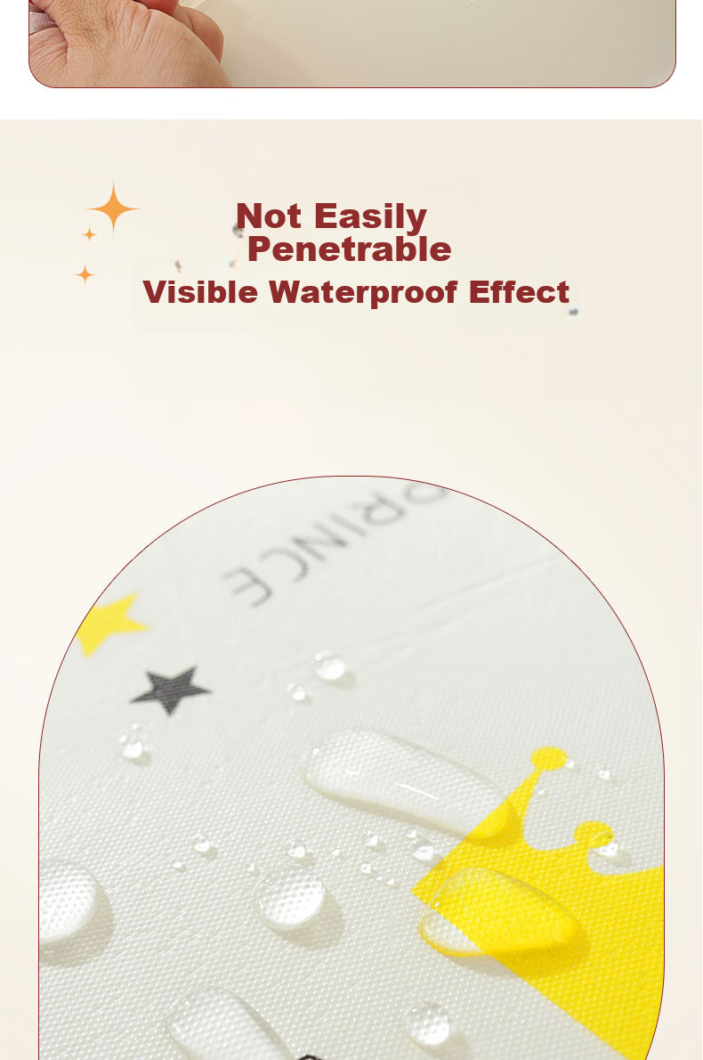 Jingxun Disposable Tablecloth, Thickened, Fresh Printed Design, Waterproof Table Cover, for Home Use, Square Shape, 10 Pieces, 1.8m X 1.8m 6