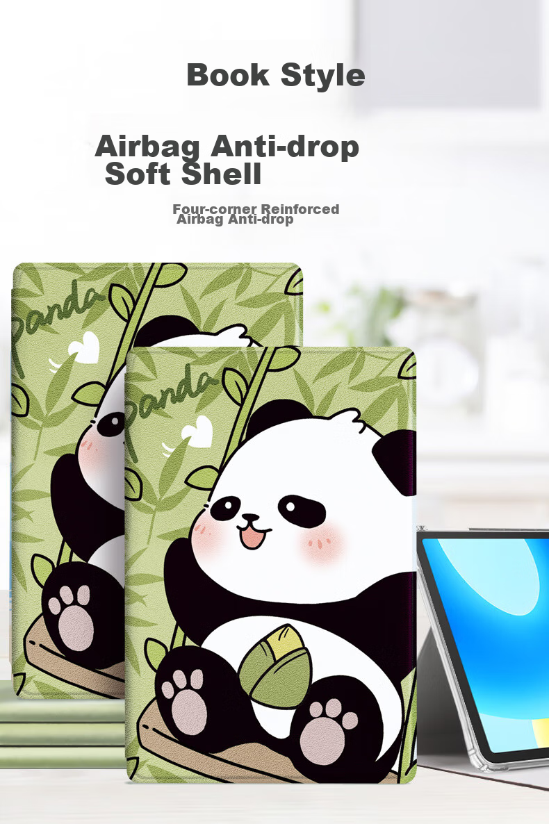 Asiwa Protective Case for Huawei MatePad SE Active Edition 11-Inch 2024 Tablet, Cute Cartoon Design, Slim Full Coverage Shockproof Case for Study And Work 1