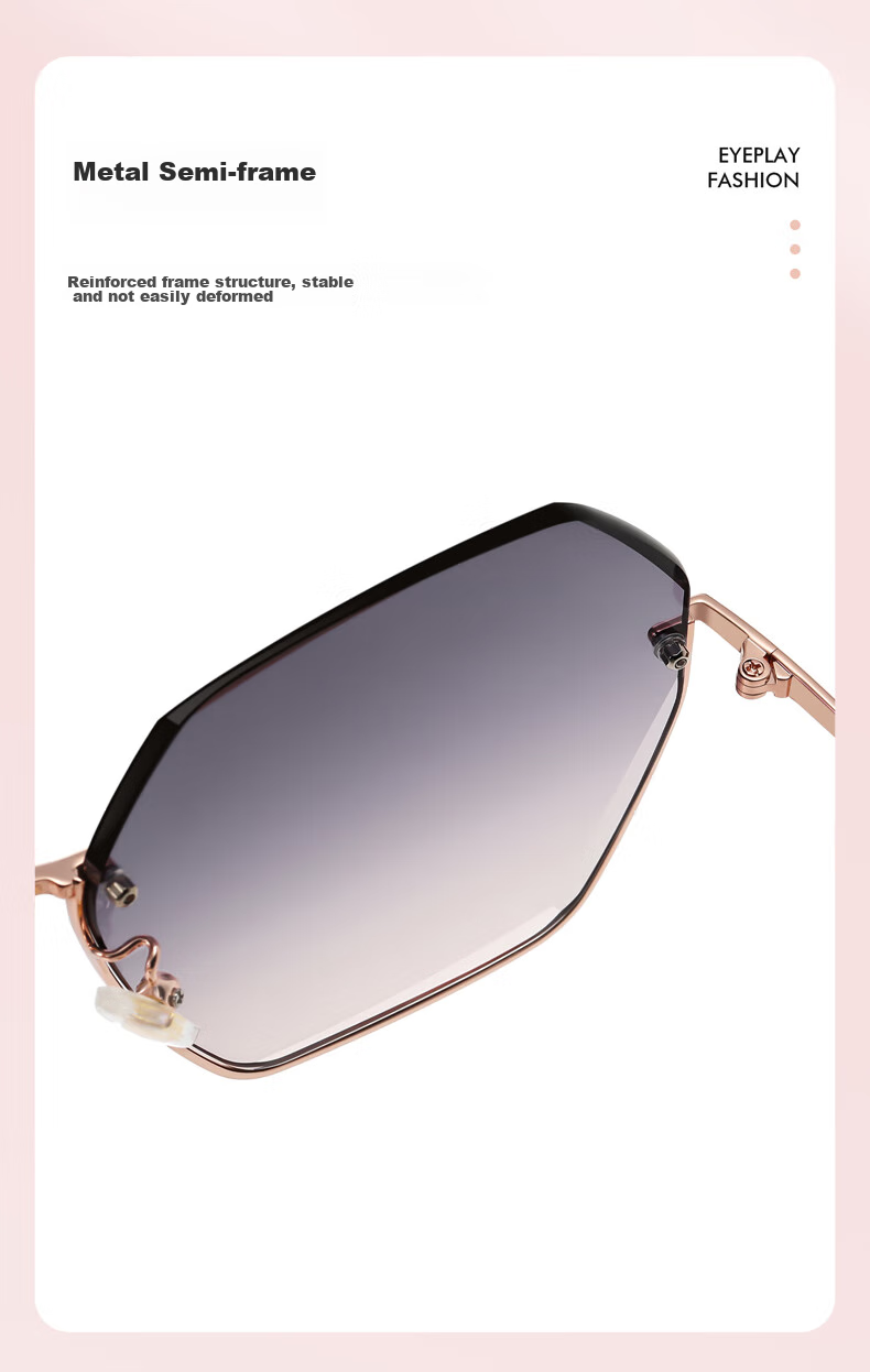 HLA Nylon Sunglasses, Fashionable Sunglasses for Women, Sun Protection And UV Protection Glasses, Driving Glasses, All Gray Color 7
