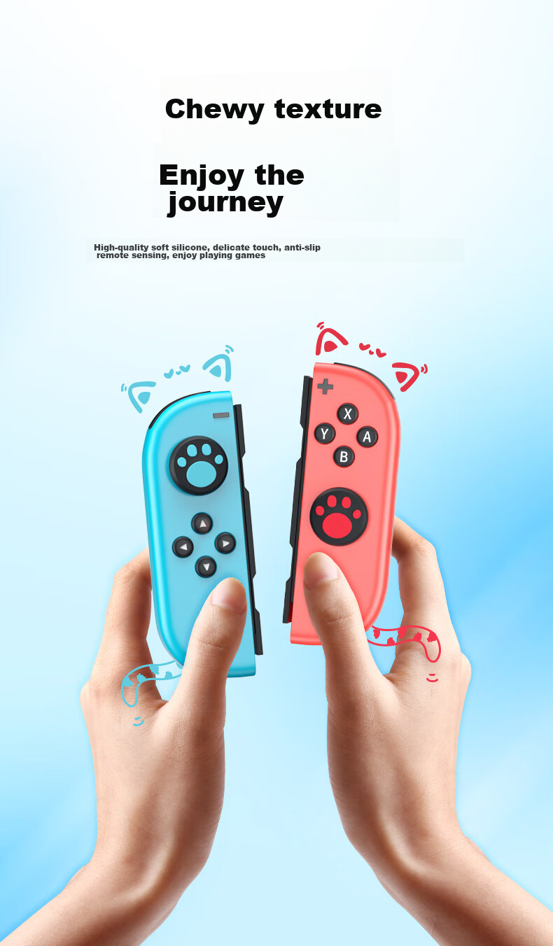 LinkStone Switch Joy-Con Controller Cover, Silicone Protective Case for Nintendo Switch Lite/Joy-Con Gamepad Accessories And Peripherals 3