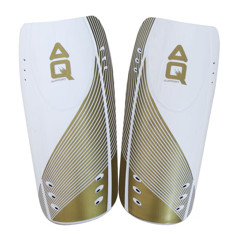 AQ Shin Guard Soccer Equipment Training Sports Protective Gear, Gold Color, Two Pieces, S60601M140-160cm
