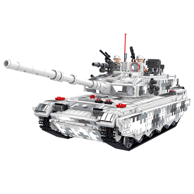 Dayishou 99A Chinese Tank Compatible with Lego Building Blocks, Military Toy for Boys Aged 6-12, Children's Assembly Toy, Birthday Gift