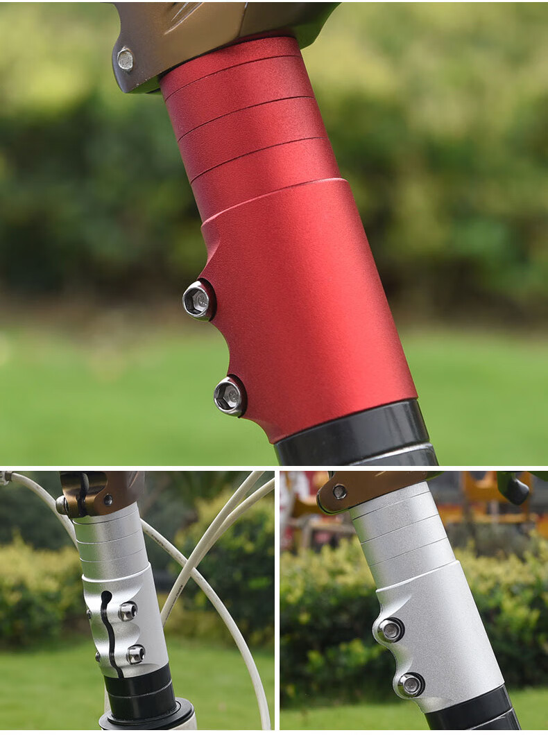 FOREVER Road And Mountain Bike Aluminum Alloy Handlebar Riser Stem Handlebar Lifting Heightening Device Universal Model Standard Black 7