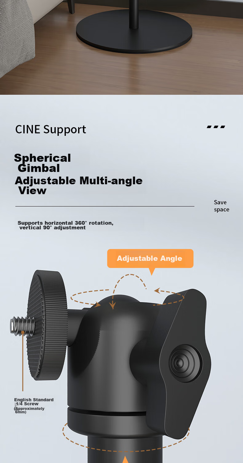 CINE Projector Floor Stand Home Use No Drilling Required Height Adjustable Stand Compatible with XGIMI, JmGO, Dangbei, Xiaomi, Fengmi, Xiaoming Projectors Wall-Mounted Bedside Bracket LY01 3