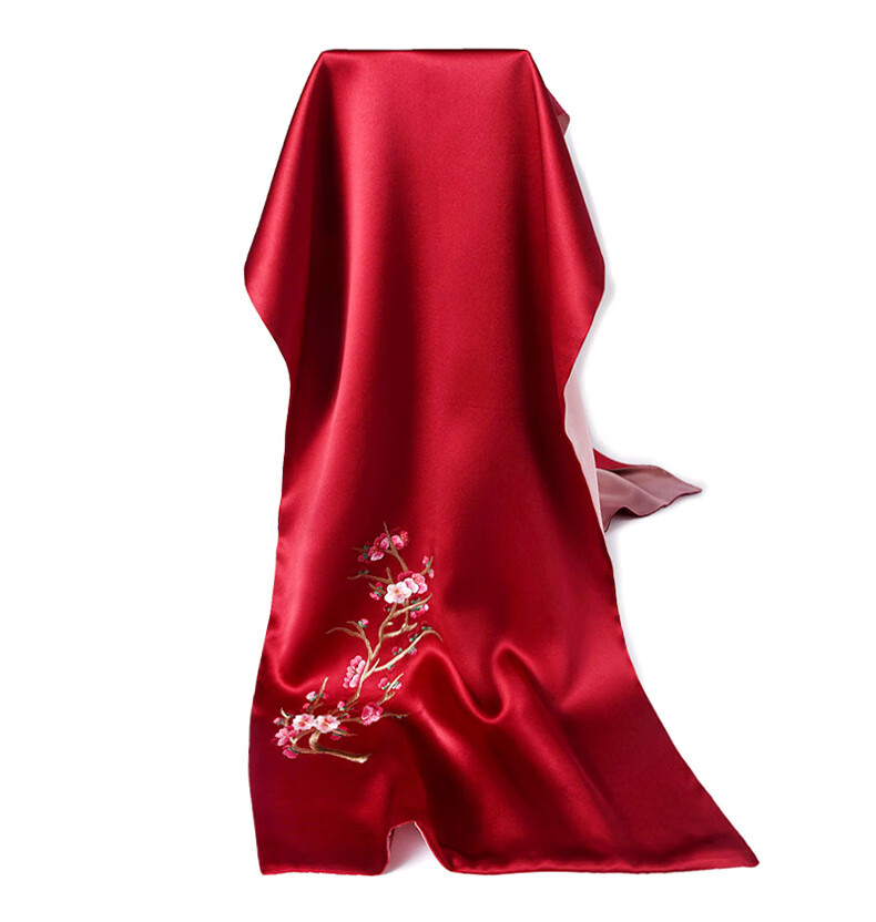 Hangsifu Suzhou Silk Scarf, Mulberry Silk Shawl, Autumn And Winter Neck Protection Wrap, Birthday Gift for Wife, Mother, And Wome 15