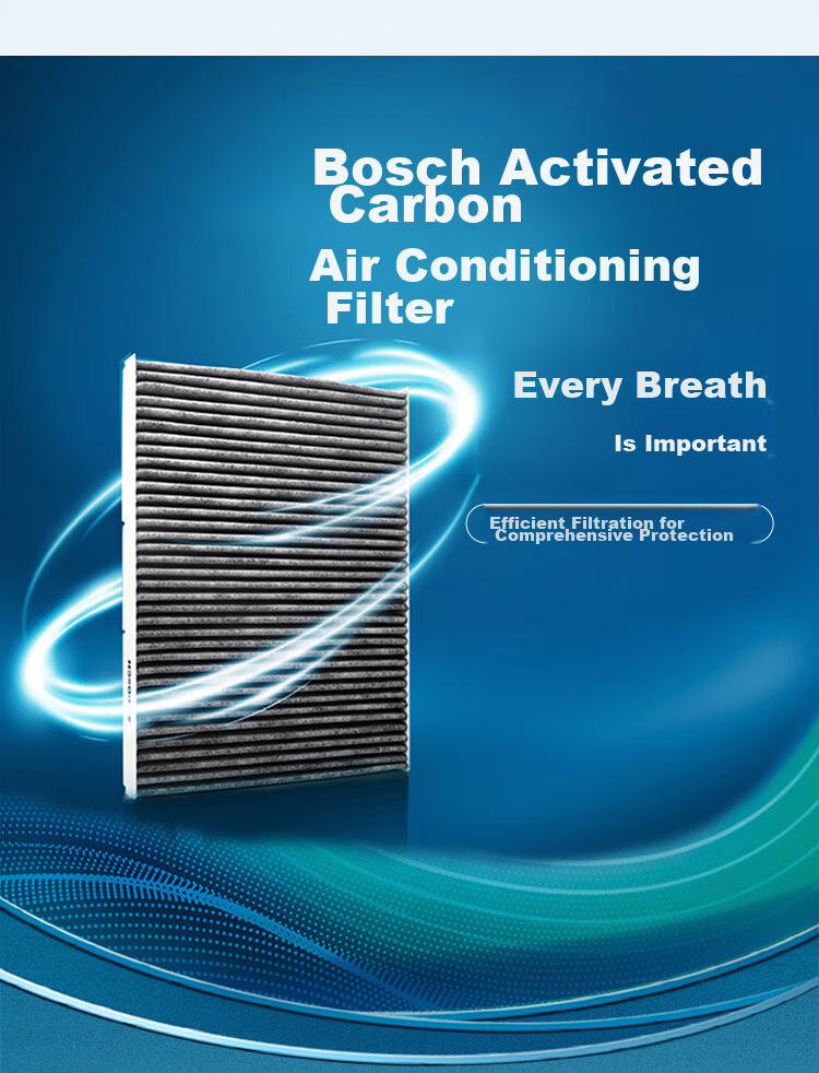 BOSCH Air Conditioning Filter HEPA Tesla Maodou Model Y Activated Carbon Filter, 6-Pack (Installation Tools Included) 9