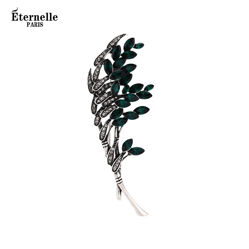 Eternelle French Original Design Brooch, Autumn And Winter Collar Pin for Women, Accessory Pin Buckle, Austrian Crystal Brooch