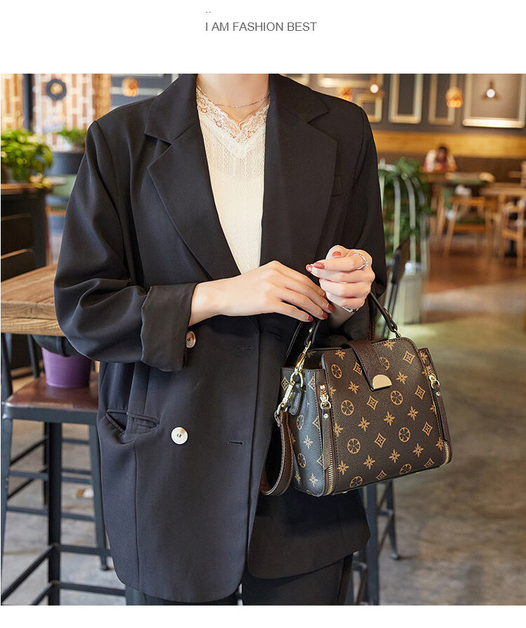 Aiqinghai Handbag, Women's Bucket Bag, Crossbody Shoulder Bag, Large Capacity, Light Luxury Brand, Birthday And Mother's Day Gift, Practical Present for Mom 13