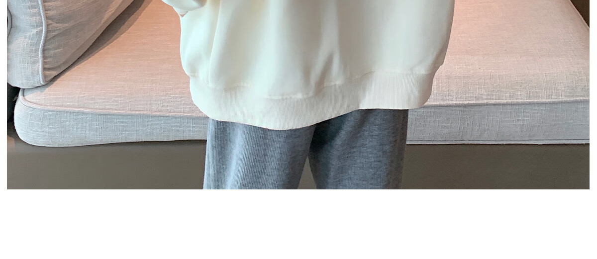 Halo Queen Women's Sweatshirt Jacket with Fashionable Letter Print, Casual Comfortable Loose-Fitting Student Sweatshirt H13KF2141 33