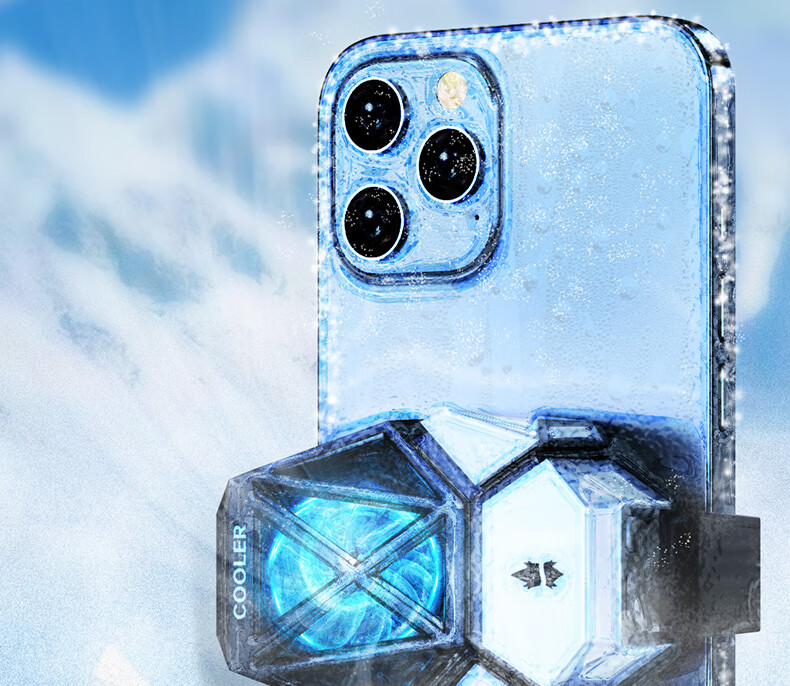 Kewo Gaming-Level Cooling Mobile Phone Cooler Clip-On Game Live Streaming Cooling Fan Powerful PUBG Cooler Compatible with iPhone 17 Huawei Xiaomi Smartphones 4