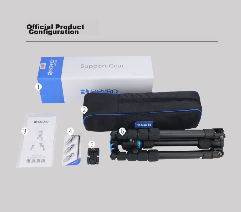 Benro Tripod IF28C+ DSLR Tripod Head Canon Nikon Camera Super Strong Carbon Fiber Foldable Convertible Monopod 21