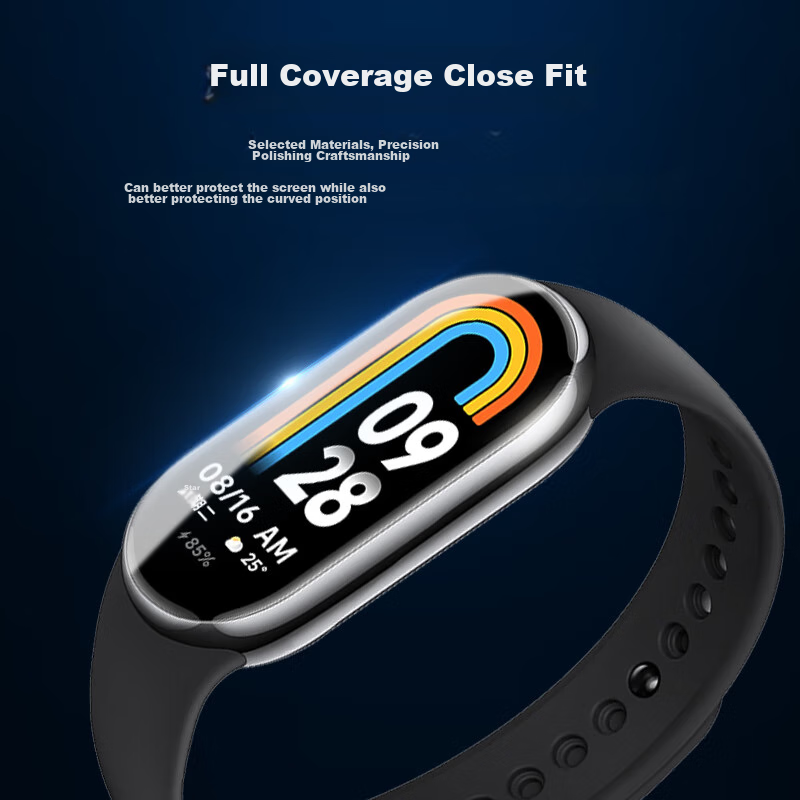 Защитная пленка ESCAPE для Xiaomi Mi Band 10/9/8/7 NFC, гидрогелевая, самовосстанавливающаяся, HD Clear, защита от царапин, 3 шт.