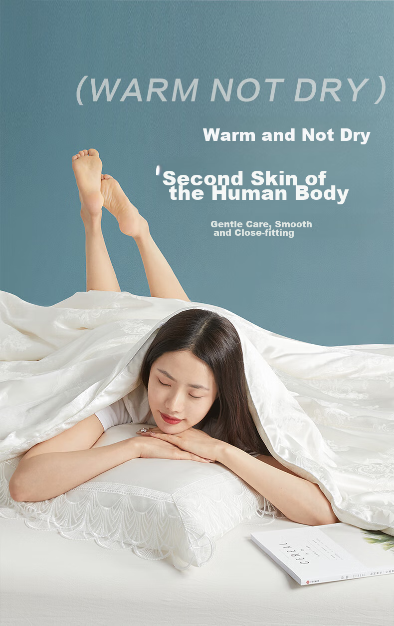 BEYOND Home Textiles 100% Silk Duvet, Antibacterial Thickened Spring And Autumn Comforter, Approximately 5.8 Jin (2.9 Kg), 220*240cm 5