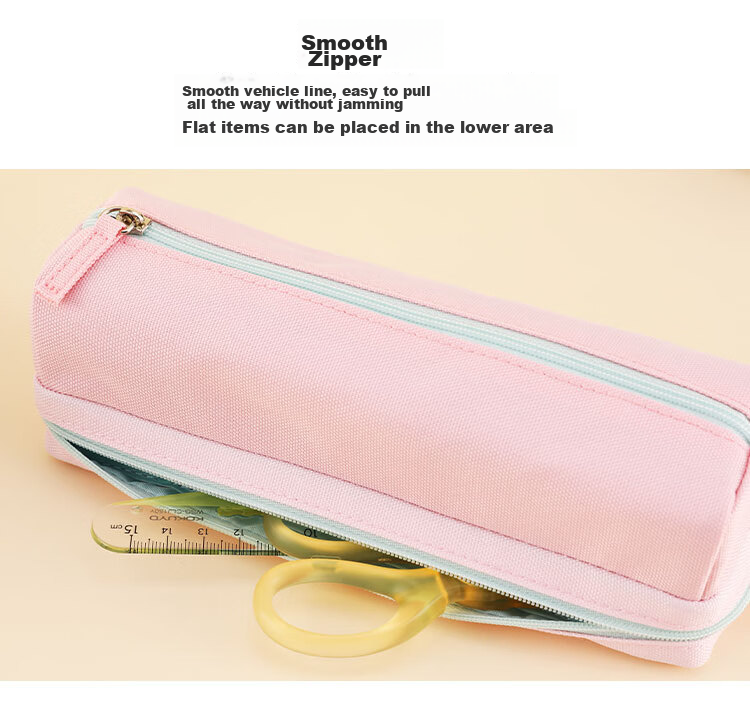 KOKUYO PENCASE Large Capacity Pencil Case, Double-Layer Classified Storage Pencil Box, Black And Gray, 1 Piece, WSG-PC252DM 5