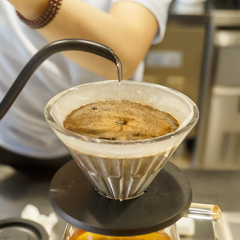 Чайник для заваривания кофе Timemore Pure Pour-Over, для дома, с длинным носиком и узким горлышком, 700 мл, черный