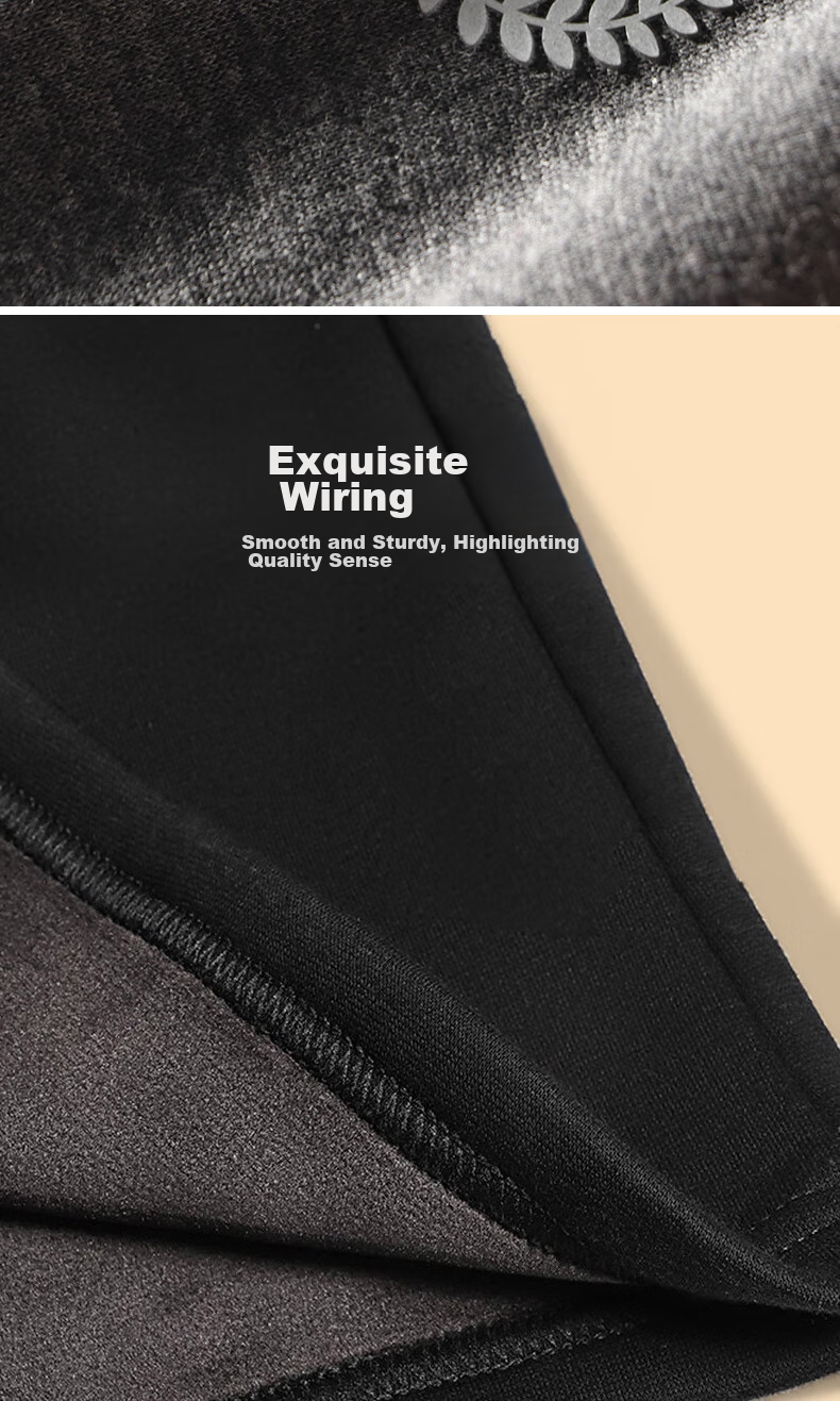 SEPTWOLVES [Double Warmth] Thermal Underwear for Men, Autumn And Winter Fleece-Lined Thick Undershirt, Invisible V-Neck Fashion Base Layer Top 18