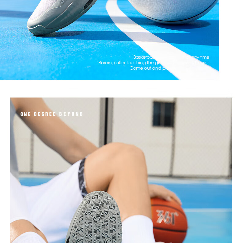 361° Basketball Shoes for Men, DVDTeam Dingweidi Spring And Summer Youth Breathable Professional Sports Shoes 672421113-1 Size 41 50