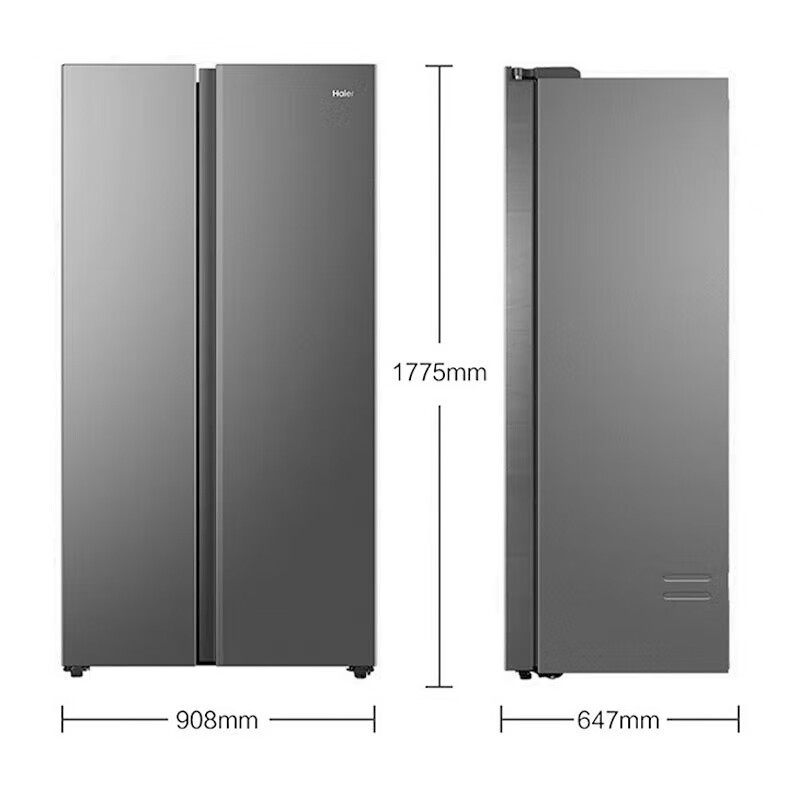 海尔（haier）超大冷冻空间冰箱 双开门大容量 一级能效 双变频风冷无霜对开门冰箱智能黑金净化 【515升】双变频超大冷冻515WLHSSEDS9