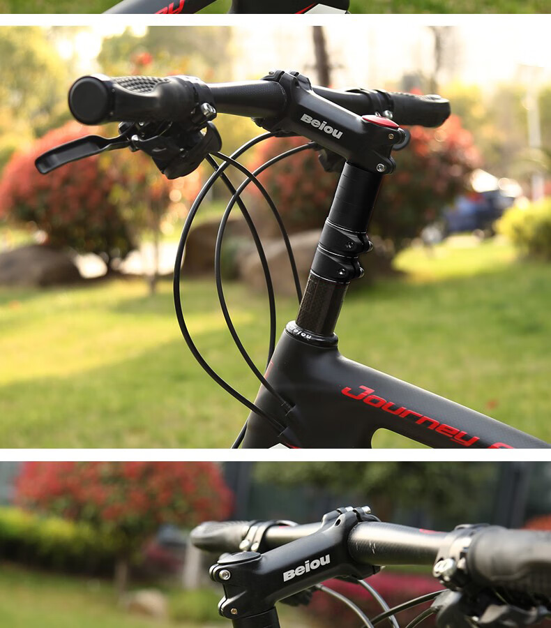 Move Iron Bicycle Aluminum Alloy Handlebar Riser, Mountain Bike Handlebar Heightener, Front Fork Stem Riser, Head Tube Extender, 10cm 12