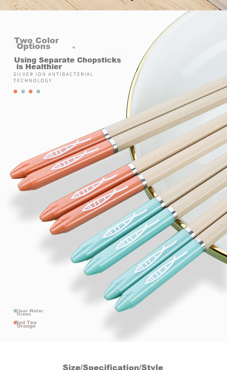 CORN Children's Alloy Chopsticks for Primary School Students, Cute Kindergarten And Home Use, Antibacterial And Heat-Resistant Short Chopsticks for Ages 6-12 7