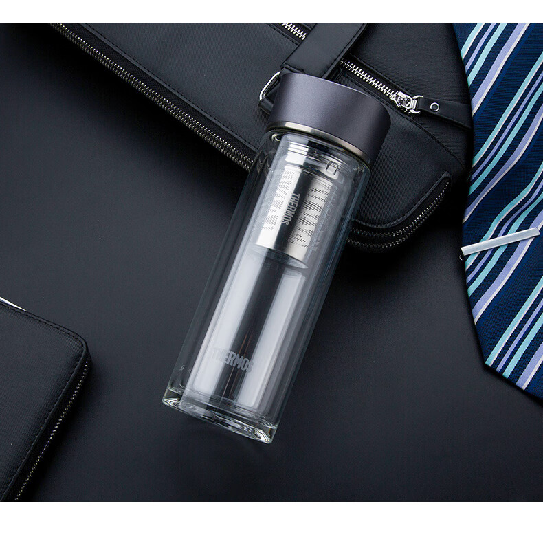 THERMOS Glass Mug Household Handle Heat-Resistant 1L Large Capacity Cold Water Jug Fruit Juice Container TCG2C-1000-S-CY 6