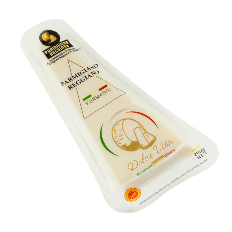 杜嘉薇塔(Dolze vita)意大利原装进口 帕玛森奶酪天然硬质奶酪 200g 冷藏