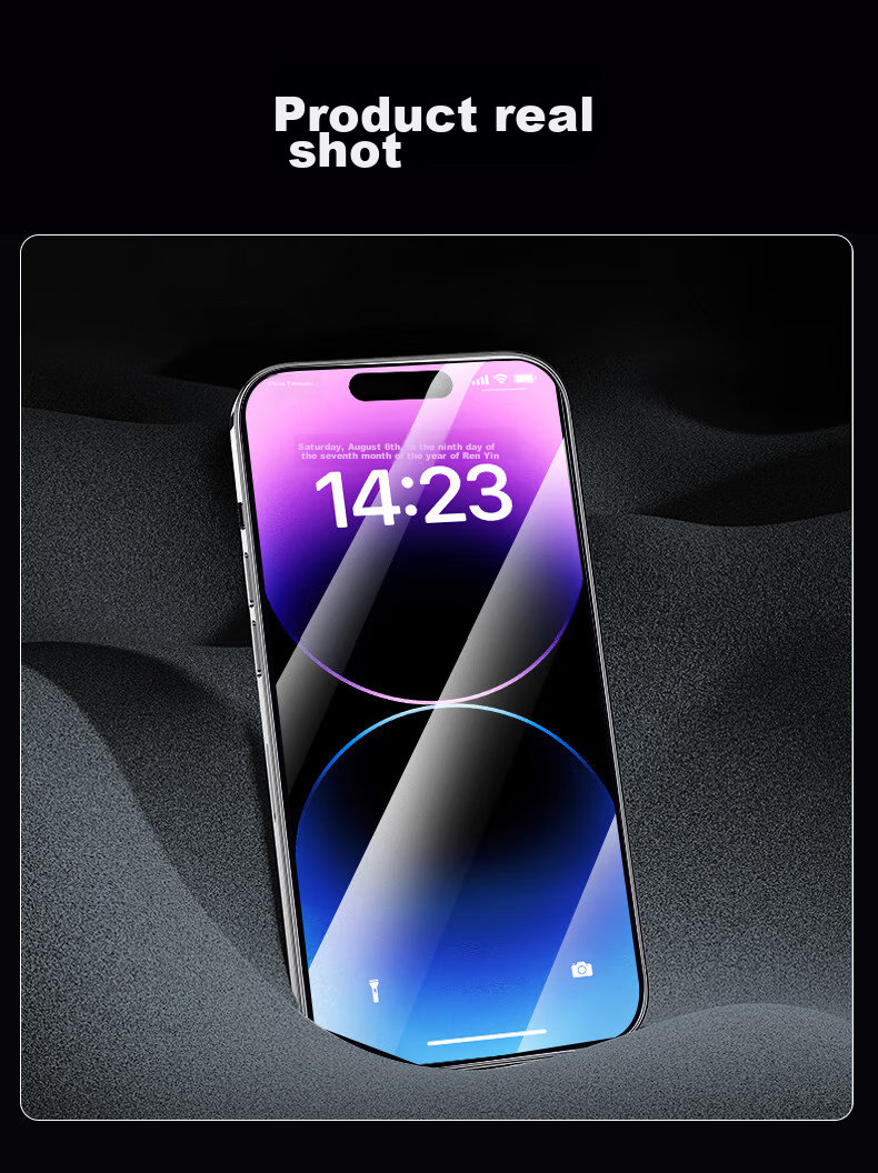 HotFire Tempered Glass Screen Protector for Apple X/S/11Pro, Full Coverage High Definition Anti-Fingerprint Dust-Free Quick Installation Box Protective Film for IPhone X/S/11Pro 8