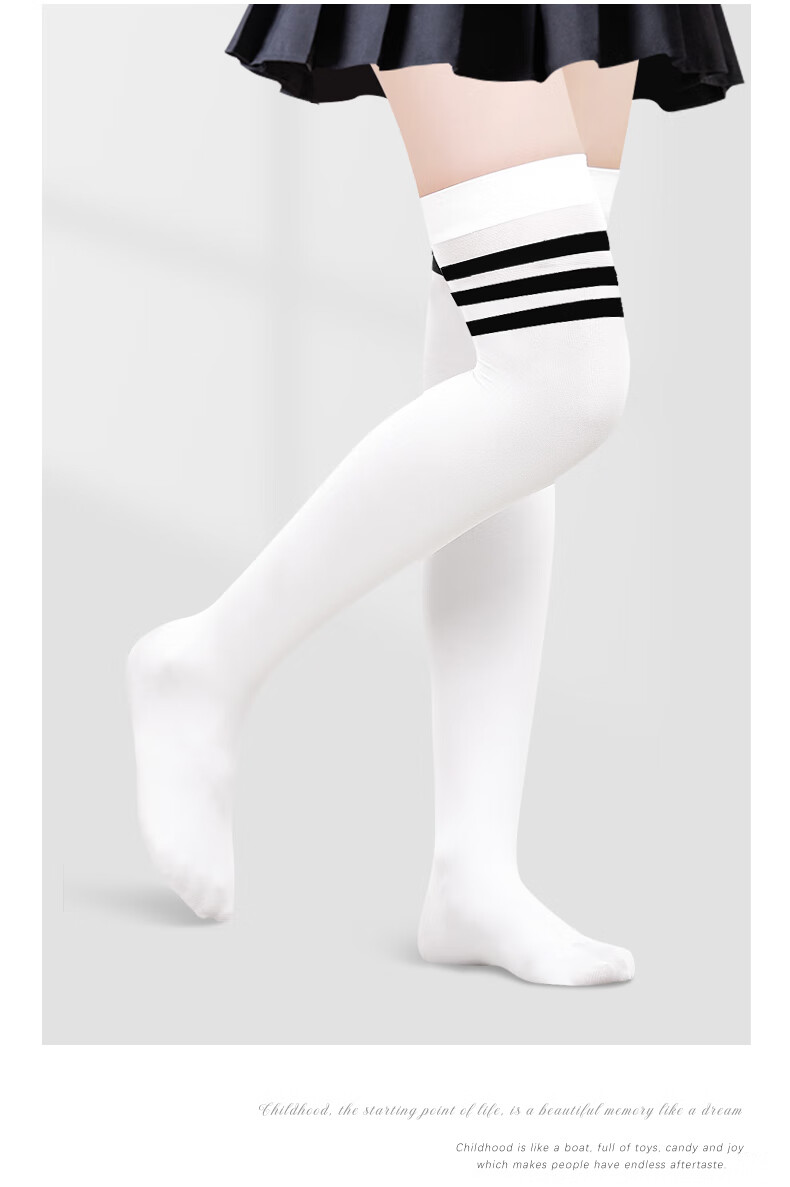 Zhiyouban Children's Socks Spring Autumn Summer Thin High Tube Socks Girls Over-Knee Socks Mid-Calf Socks Baby Ultra-Thin Silk Stockings Long Tube Socks 12