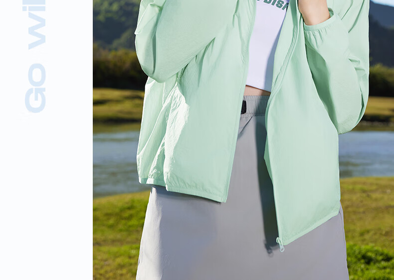 361° Women's Summer Sunscreen Jacket UPF50+ Sports Outdoor Cycling Ice Silk Casual Coat 662624605H-4 37
