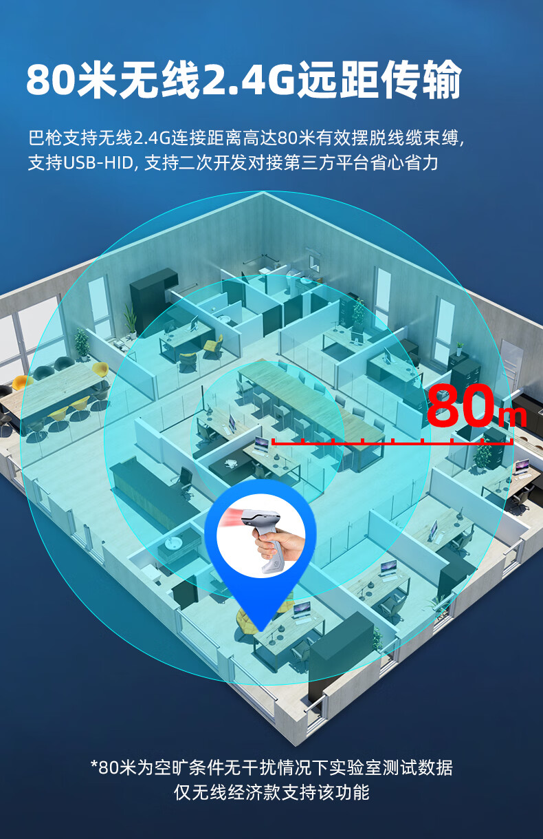 Haikangwei Shijiren MV-ORH330 Barcode Scanner, 1D/2D Barcode, for Express Delivery, Supermarket Checkout, Warehouse, Barcode for Pharmaceutical Traceability, General-Purpose Barcode Scanner Gu 28