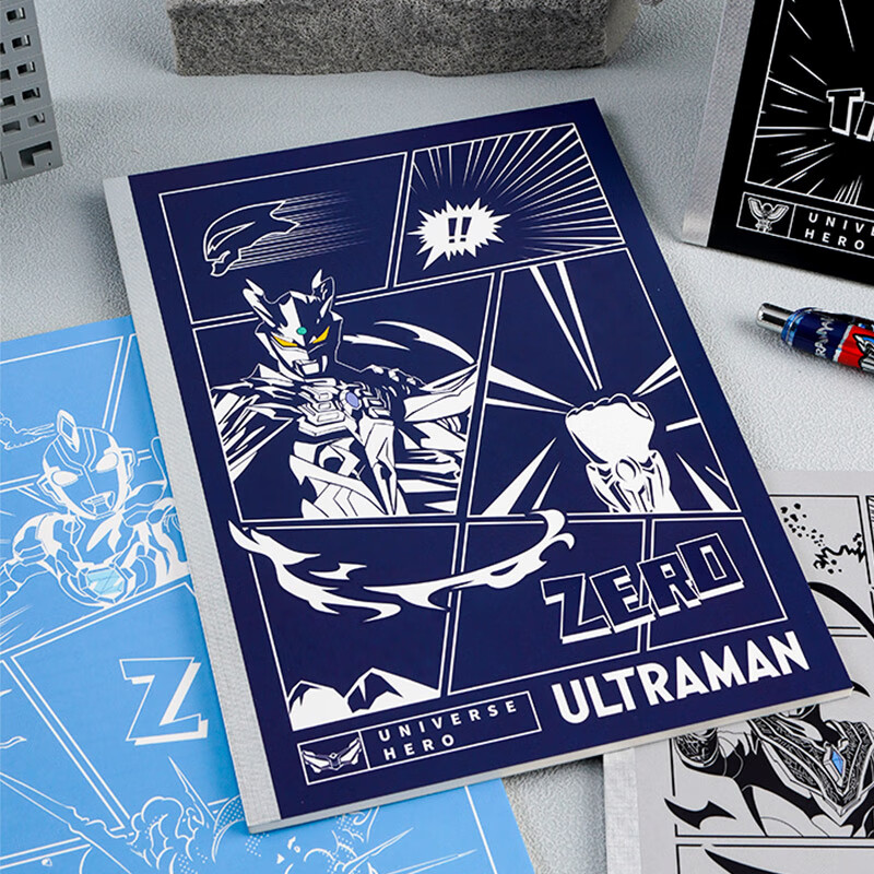 Kayou Ultraman Notebook, Yuanshenguan Plan Series, High-Quality Wirebound Edition, Thickened, for Boys And Children, Diary, Study Notebook, Cartoon Stationery Book, Birthday Gift