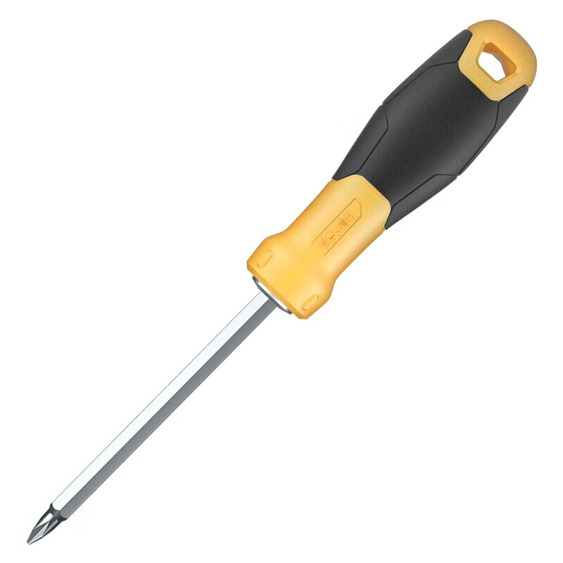 Deli Dual-Use Screwdriver Chrome Vanadium Steel (Yellow) 6/PH2x100 DL626001; 1 Piece