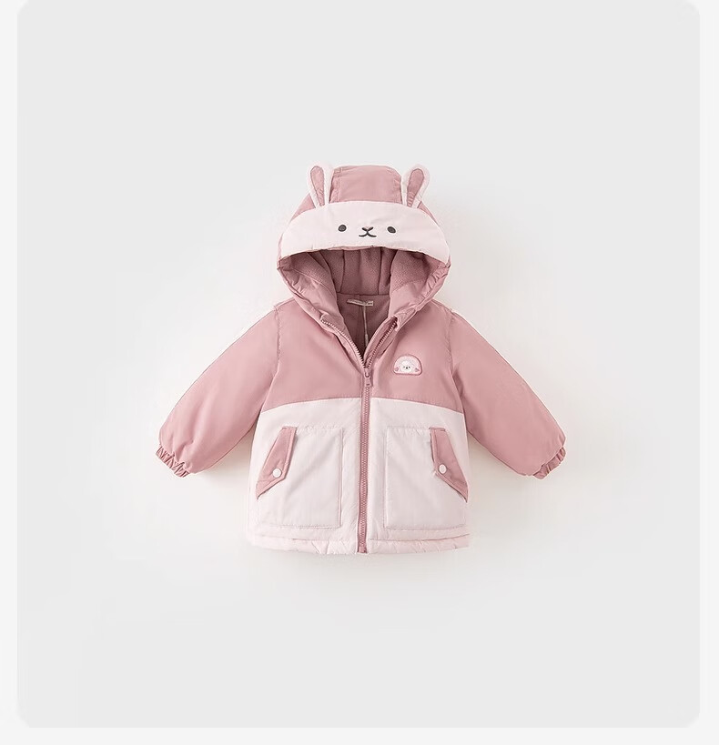 DAVE & BELLA Kids Waterproof Warm Cotton Padded Winter Jacket for Boys and Girls Thickened Baby Cotton Coat 9