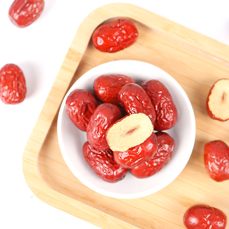 燕之坊 楼兰羌枣1斤 新疆大枣红枣一级灰枣大枣煲汤伴侣