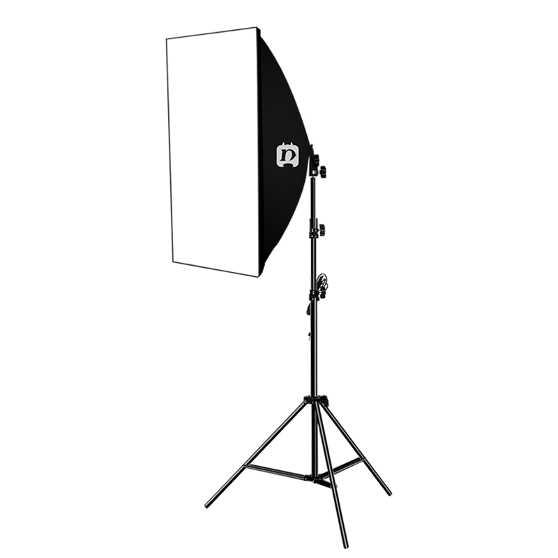 Pangniu Live Streaming Fill Light Softbox Light Stand Set, LED Photography Light PU5071US, Studio Video Recording LED Fill Light, Portrait And Clothing Photography, Live Streaming Equipment, Constant Light
