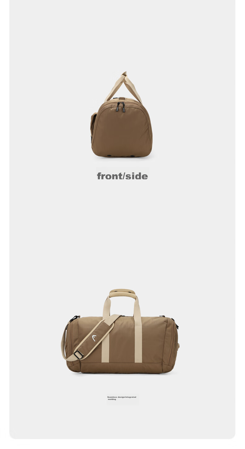 HEAD Travel Bag, Large Capacity Business Short-Trip Luggage Bag, Handheld Water-Resistant Gym Bag for Wome 17