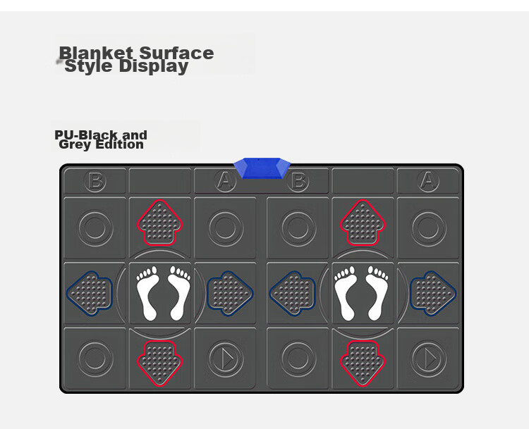 [Children's Birthday Gift] HongTai Double Wireless Dance Mat, Home TV Motion Sensor Camera, Running Mat 29