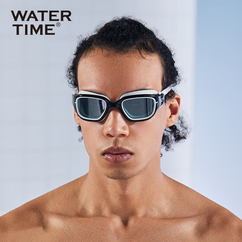 Очки для плавания WATERTIME, для близоруких, с большим увеличением, антифог, для мужчин и женщин, 800 градусов