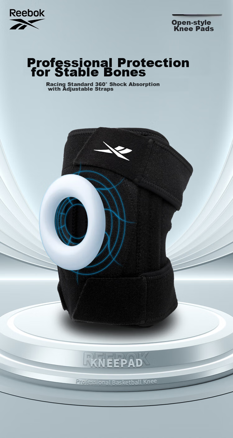 Reebok Knee Pads for Sports, Meniscus Protection, Running, Basketball, Badminton, Soccer, Knee Guards, Patella Protectors, Cycling And Hiking 2