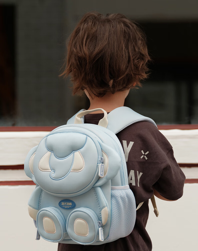 Zoy Zoii Children's Backpack, Kindergarten Schoolbag for Ages 3-6, Cute Lightweight Breathable Comfortable Shoulder Bag, Birthday Gift for Boys And Girls 19